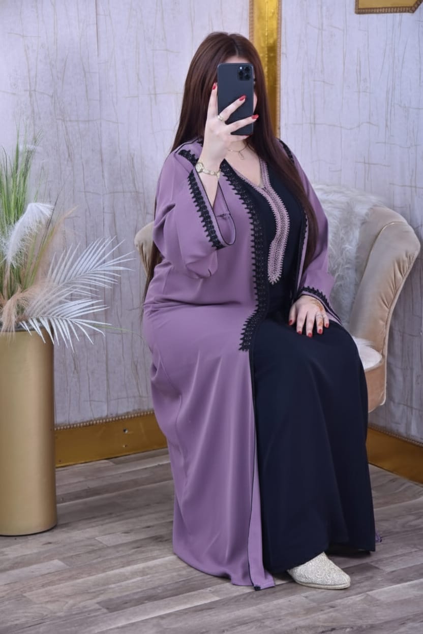 قفطان مغربي مطرز